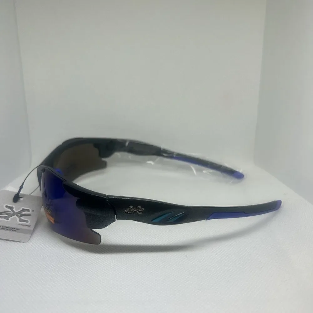 X-Loop Wrap Semi-Rimless Mens Shades Sunglasses